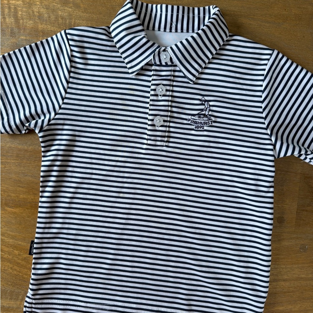 Toddler Boys Striped Pinehurst Golf Polo 2T